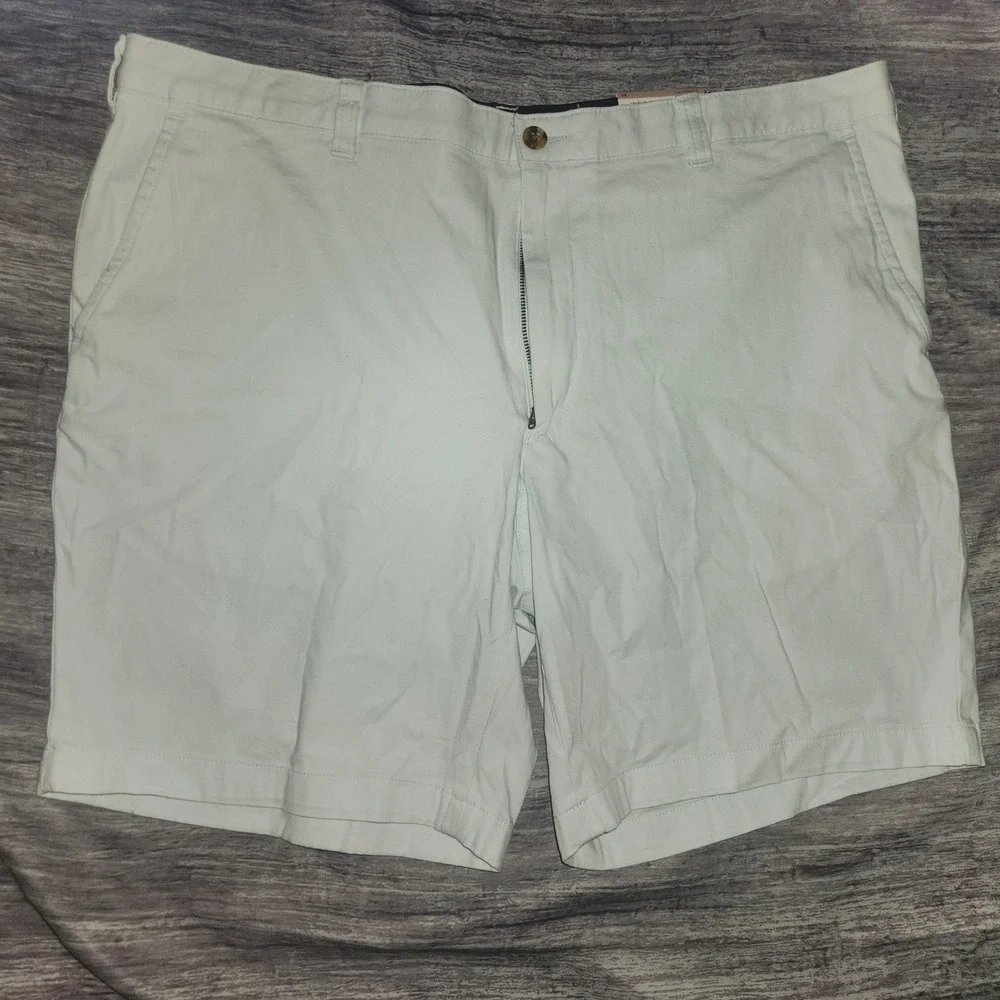 Club Room Chino‎ Shorts 4-Way Stretch Comfortable Waistband Light Blue Size 42